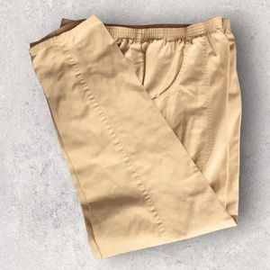 Cascade Blues Women’s Elastic Waist Pull On Pants With Pockets size 16 Short